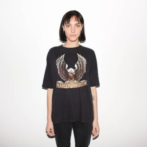 Harley-Davidson 3D Emblem Vintage Eagle Tee